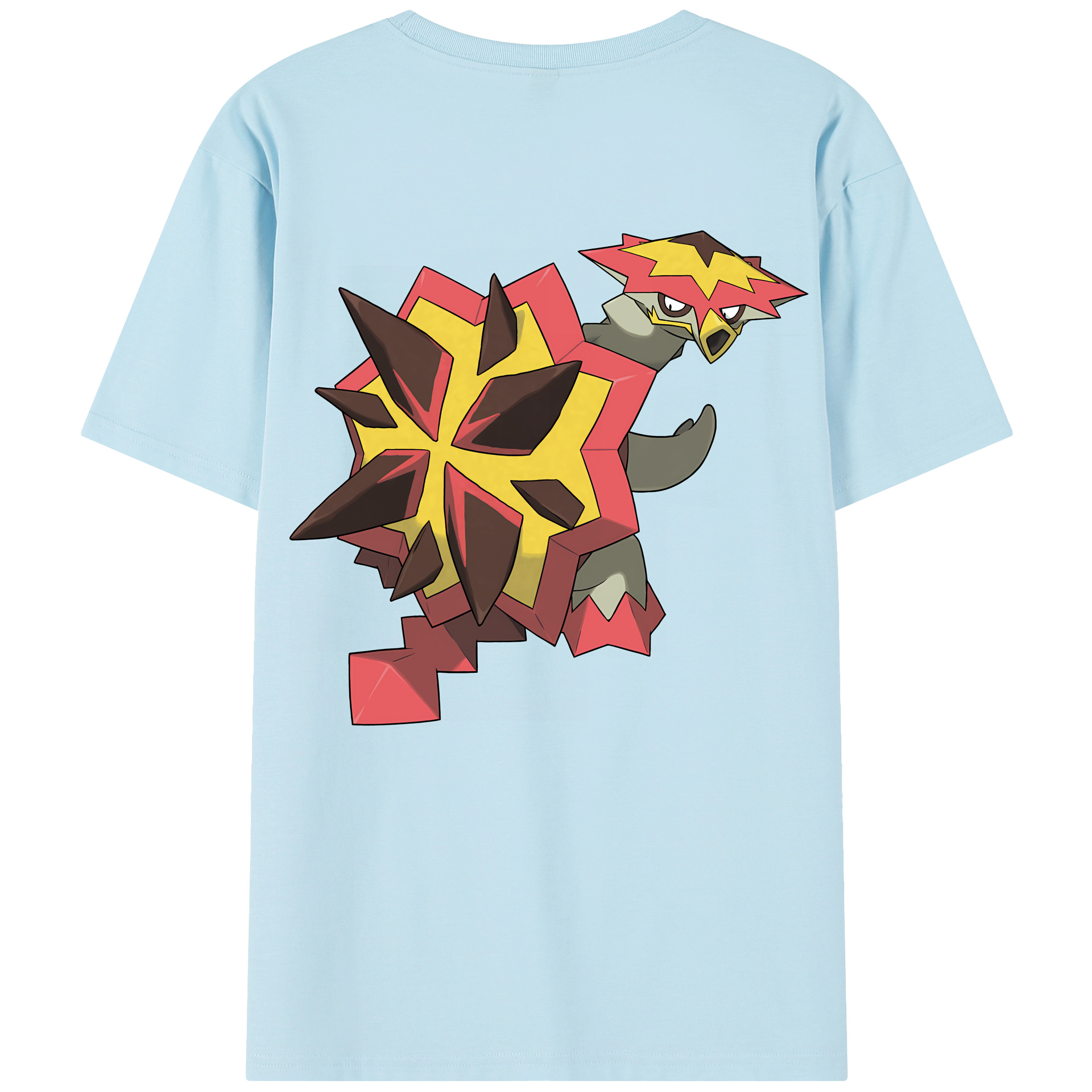 （画像用） ポケットモンスター Pokémon 綿100％半袖Tシャツ（背面プリント）